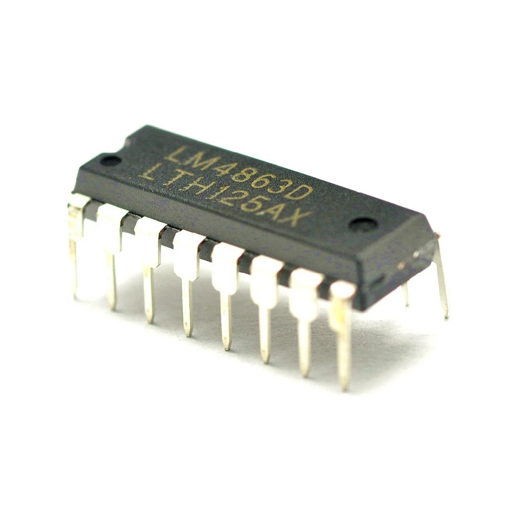 10ШТ аудиоусилитель LM4863D DIP16 LM4863 IC Изображение 0