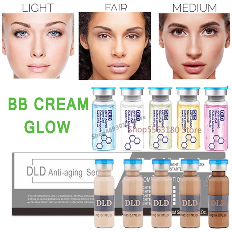 Korea BB Cream Glow Антивозрастная Сыворотка DLD Foundation Starter Kit Acne Meso White Осветляющая Сыворотка Набор Микроигл Консилер Изображение 0