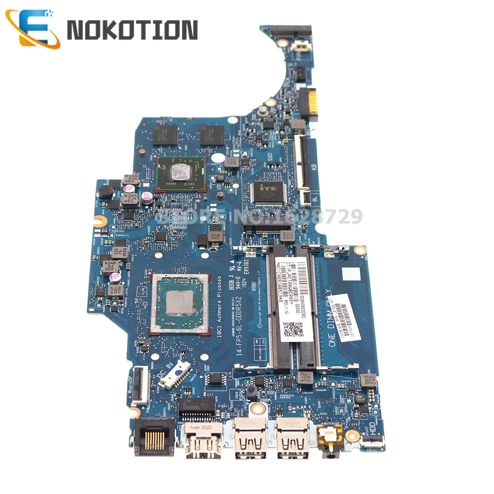 NOKOTION L51930-601 L51930-001 6050A3068501-MB-A01 для HP 14-DK 14Z-DK Материнская плата ноутбука R3 3200 CPU 530 2GB GPU Изображение 1