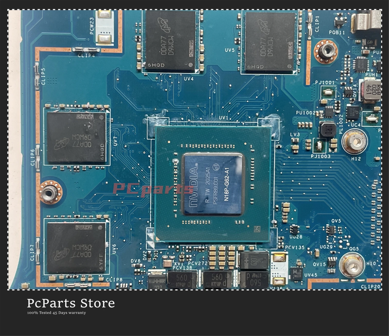 PcParts FH51M LA-J871P Для Acer Nitro 5 AN517-52 Материнская плата ноутбука CPU I5-10300H I7-10750H DDR4 GTX1650 GTX1650Ti 4 ГБ Материнская плата Изображение 2