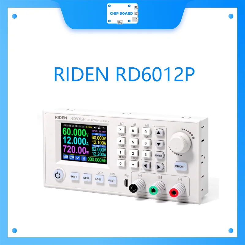 RD RD6012P RD6012PW USB WiFi 5-значное Напряжение постоянного тока понижающий Источник Питания Регулируемый понижающий преобразователь вольтметр 60V 12A Изображение 0