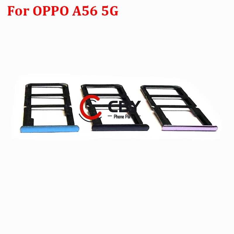 Для OPPO A56 Держатель для чтения sim-карт 5G, держатель лотка для sim-карт, слот для адаптера, Запасные части Изображение 0