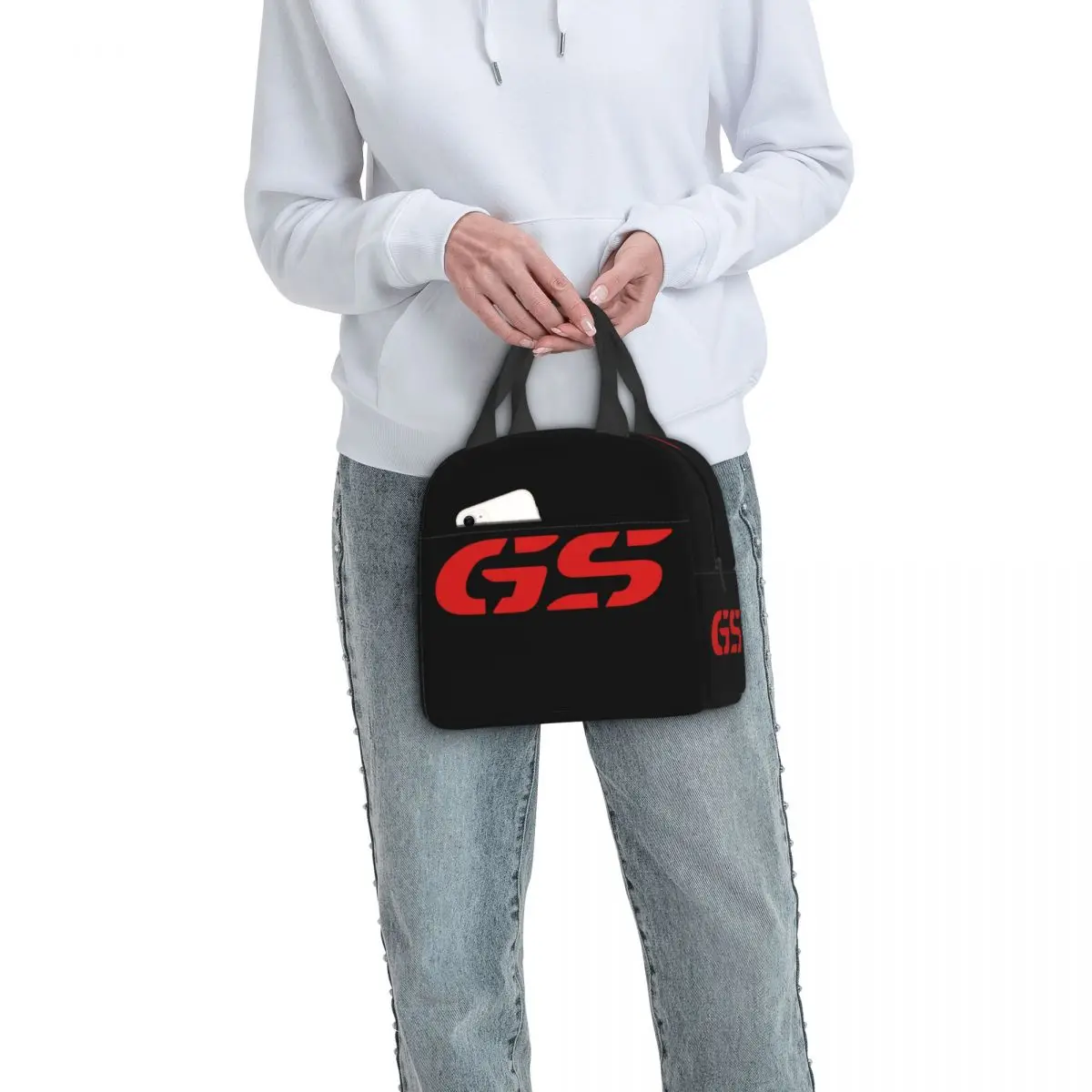 Изготовленная на заказ сумка для ланча R1200 Motorcycle Adventure GS, женские ланч-боксы с термоизоляцией-охладителем для детской школы Изображение 5
