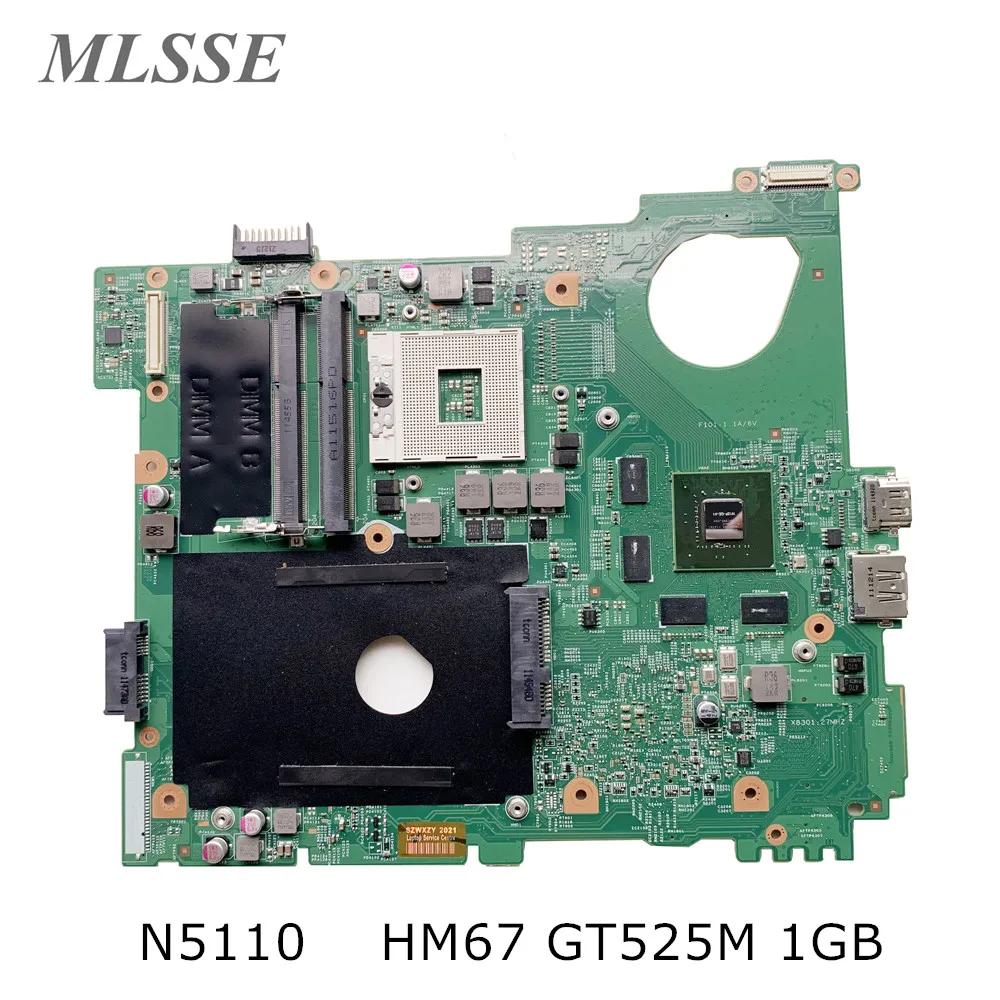 Используется для материнской платы ноутбука DELL N5110 CN-0MWXPK 0MWXPK MWXPK HM67 GT525M/1GB 100% Тест Изображение 0