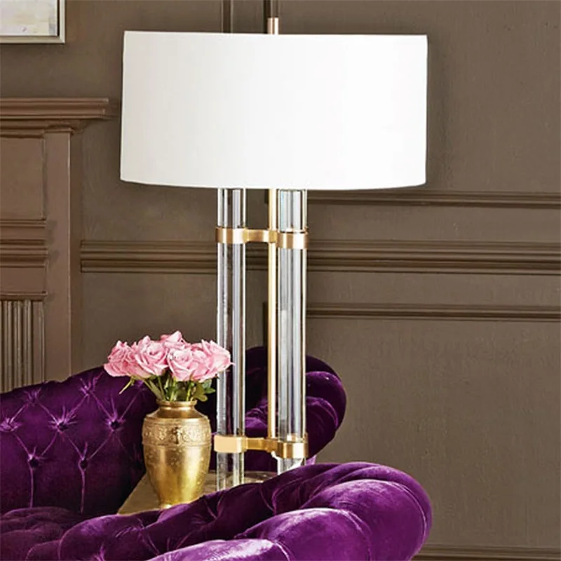 Настольная лампа SOFITY Crystal Современная светодиодная роскошная креативная настольная лампа Декоративная для домашней столовой Изображение 1