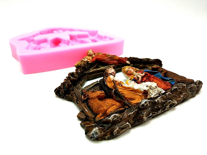Новая 3D-форма серии Manger, силиконовый торт для кухни, форма для печенья, шоколада, мыла Изображение 2