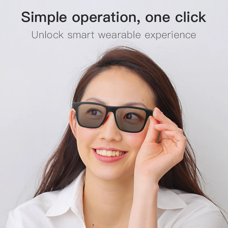 Очки Youpin, Аудио Очки, наушники для прослушивания музыки, Беспроводные Смарт-очки, Модные солнцезащитные очки Bluetooth, наушники Изображение 1