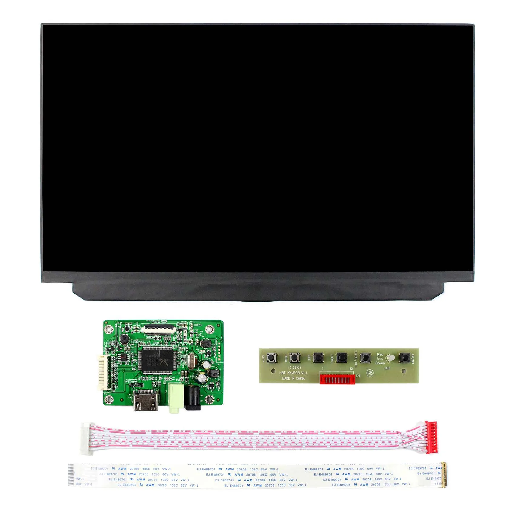 Плата ЖК-контроллера H DMI VS-RTD2556H-V1 + 12,5-дюймовый ЖК-экран с разрешением 1920х1080 B125HAN02.2 EDP Изображение 1