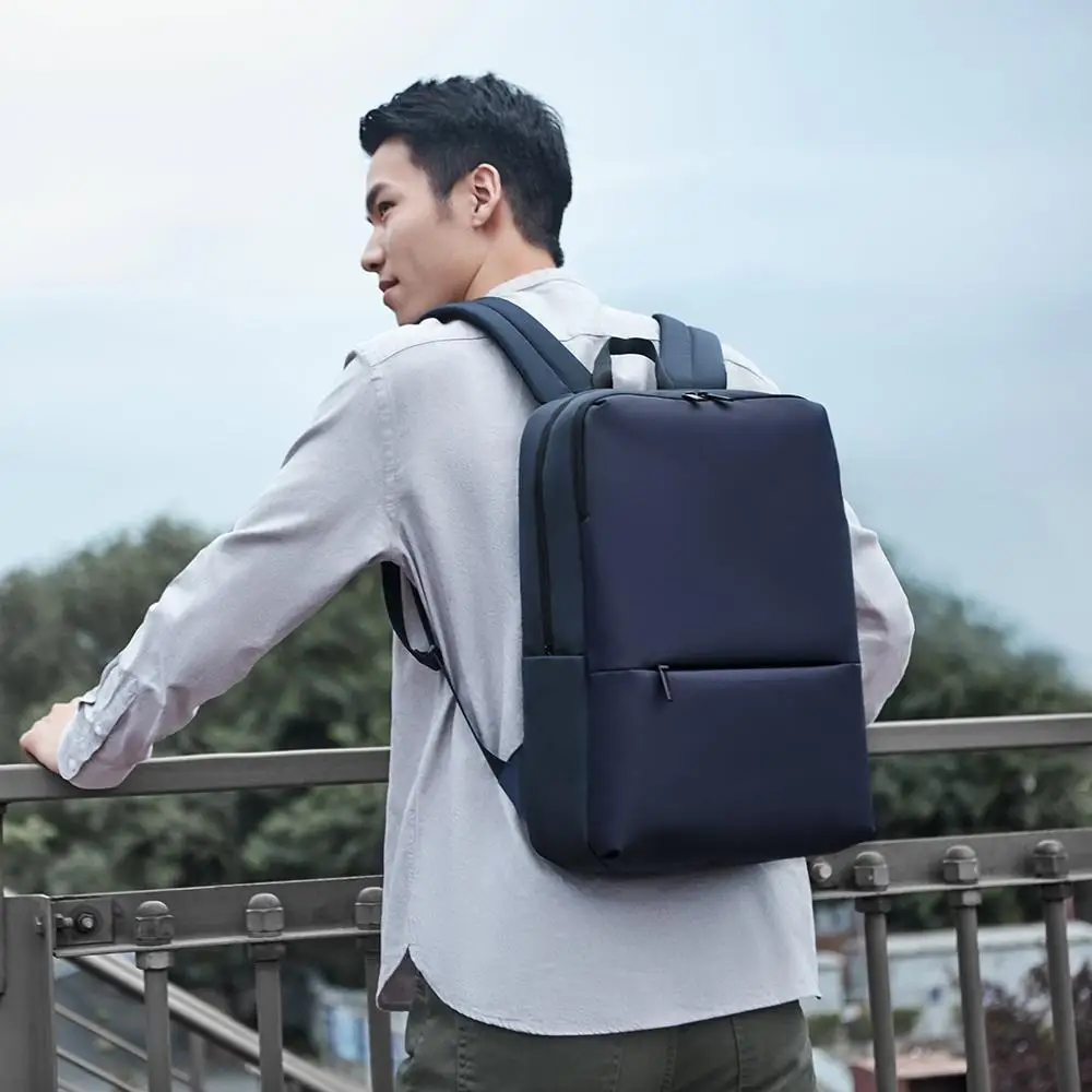 Рюкзак Xiaomi Classic Business Backpack 18L Водонепроницаемая 5,6-дюймовая сумка для ноутбука Унисекс для путешествий на открытом воздухе Изображение 3