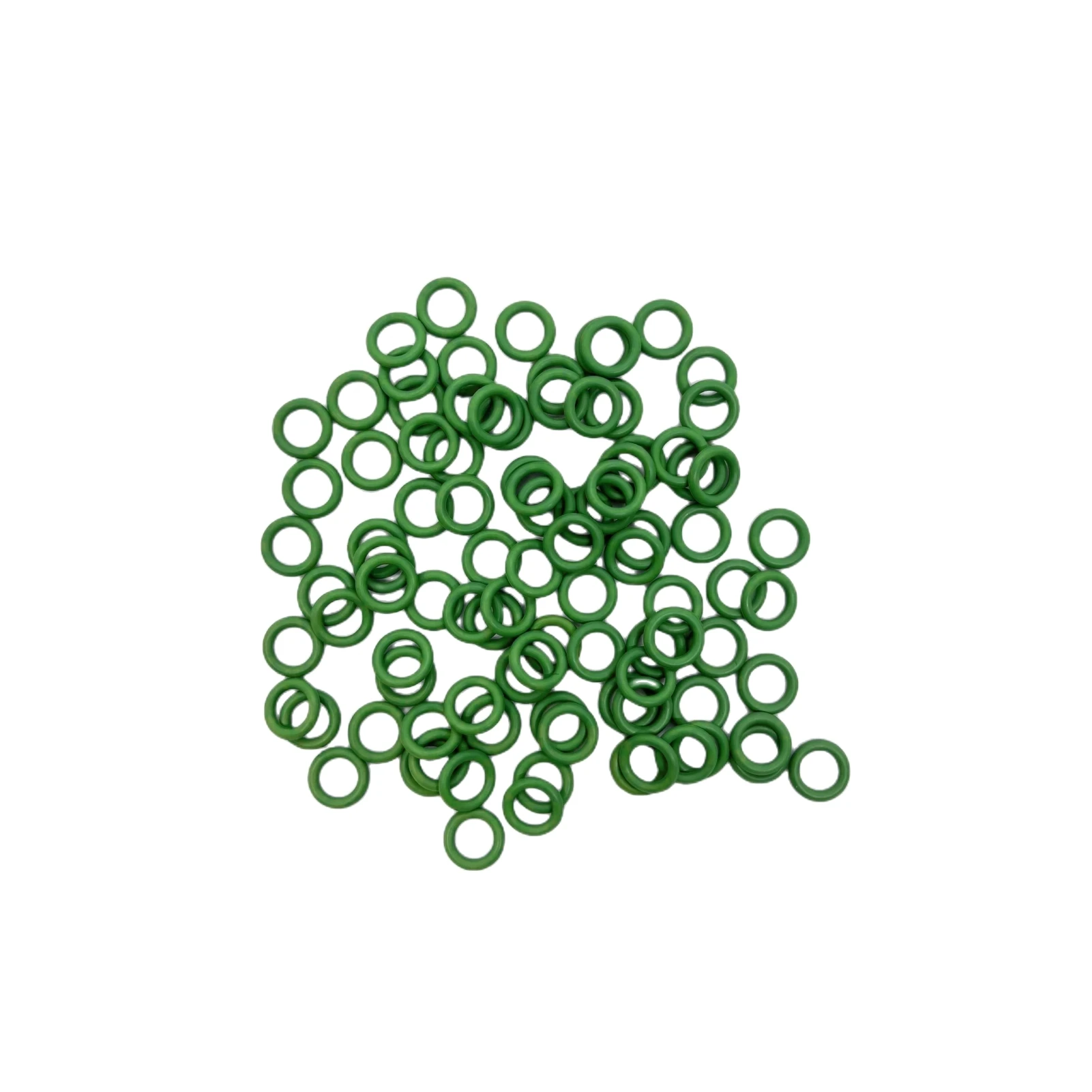 Уплотнительное кольцо для автомобильного мешка кондиционера RV65F (6.8 * 1.9) # 10 R134a Уплотнительное кольцо из NBR зеленого цвета уплотнительное резиновое кольцо компрессора Изображение 2